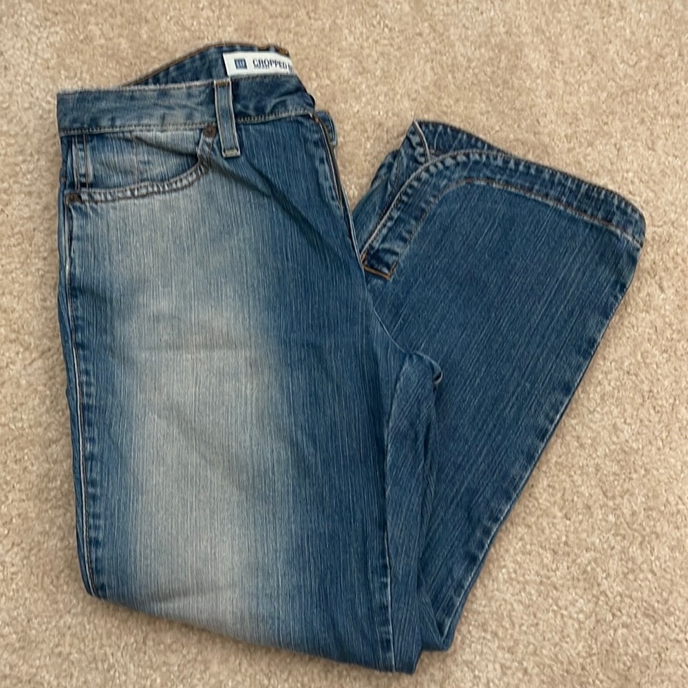 Cropped Boot Cut Jeans